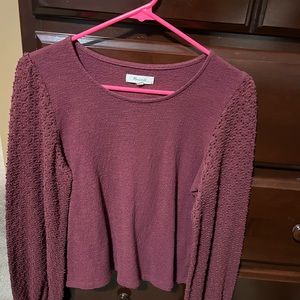 Madwell burgundy top
